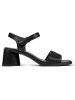 Camper Leder-Sandaletten in Schwarz