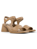 Camper Leder-Sandaletten in Beige
