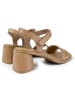 Camper Leder-Sandaletten in Beige