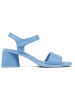 Camper Leren haksandalen lichtblauw