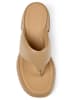 Camper Leren teenslippers lichtbruin