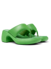 Camper Leren teenslippers groen