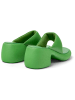 Camper Leren teenslippers groen