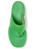 Camper Leren teenslippers groen
