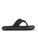 Camper Leren teenslippers zwart