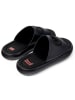 Camper Leder-Pantoletten in Schwarz