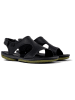 Camper Leder-Sandalen in Schwarz