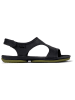 Camper Leder-Sandalen in Schwarz