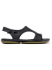 Camper Leder-Sandalen in Schwarz