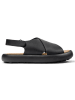 Camper Leder-Sandalen in Schwarz