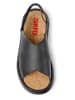 Camper Leder-Sandalen in Schwarz
