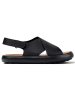 Camper Leder-Sandalen in Schwarz
