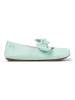 Camper Leder-Ballerinas in Türkis