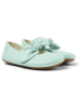Camper Leder-Ballerinas in Türkis