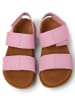 Camper Leder-Sandalen in Rosa