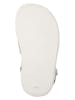 Camper Leren sandalen zilverkleurig