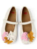 Camper Leren ballerina's met bandje wit