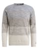 CAST IRON Pullover in Creme/ Grau/ Blau