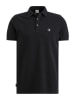 CAST IRON Poloshirt in Schwarz