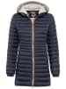 Camel Active Doorgestikte mantel donkerblauw