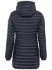 Camel Active Doorgestikte mantel donkerblauw