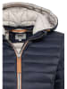 Camel Active Doorgestikte mantel donkerblauw