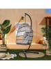 Garden Spirit Hängesessel ''Hanoi'' in Grau/ Schwarz - (B)77 x (H)105 x (T)57 cm