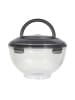 Garden Spirit 3er-Set: Frischhaltedosen in Grau - 5,8 l