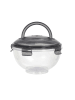 Garden Spirit 3er-Set: Frischhaltedosen in Grau - 5,8 l