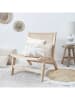 Garden Spirit Kissen ''Palmier'' in Beige - (L)50 x (B)30 cm