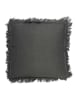 Garden Spirit Kissen ''Gaufre'' in Anthrazit - (L)40 x (B)40 cm