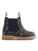 Wheat Leren chelseaboots donkerblauw