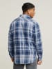 G-Star Blouse blauw/wit