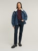 G-Star Spijkerbroek "Viktoria" - straight fit - donkerblauw