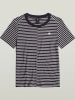 G-Star Shirt in Weiß/ Dunkelblau