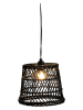 Konstsmide 5-delige set: lampenkappen voor lichtkettingen zwart - (H)8 x Ø 20 cm