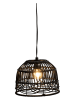 Konstsmide 5-delige set: lampenkappen voor lichtkettingen zwart - (H)8 x Ø 20 cm