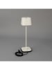 Konstsmide LED-Tischleuchte "Capri" in Weiß - (H)36 x Ø 10 cm