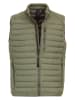 CASAMODA Doorgestikte bodywarmer kaki