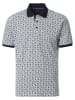 CASAMODA Poloshirt wit/zwart/blauw