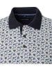 CASAMODA Poloshirt wit/zwart/blauw