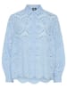 Pieces Bluse "Vilde" in Hellblau