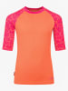 Trollkids Badeshirt "Haukland T" in Orange/ Pink