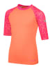 Trollkids Badeshirt "Haukland T" in Orange/ Pink