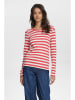 NÜMPH Longsleeve rood/wit