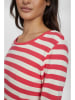 NÜMPH Longsleeve in Rot/ Weiß