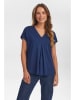 NÜMPH Bluse in Dunkelblau