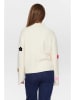 NÜMPH Pullover in Creme/ Bunt