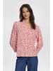 NÜMPH Blouse rood/wit