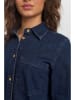 NÜMPH Jeans-Hemd in Dunkelblau